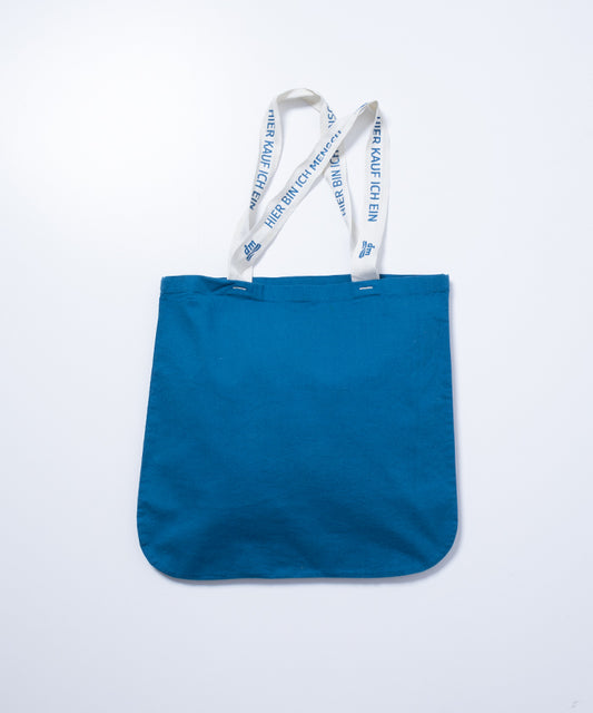 VINTAGE DM COTTON REUSABLE BAG - NAVY BLUE