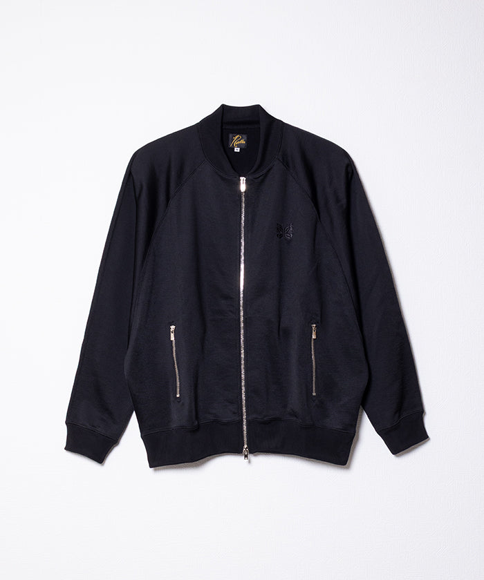 DOLMAN SLEEVE TRACK JACKET BRIGHT JERGEY - BLACK