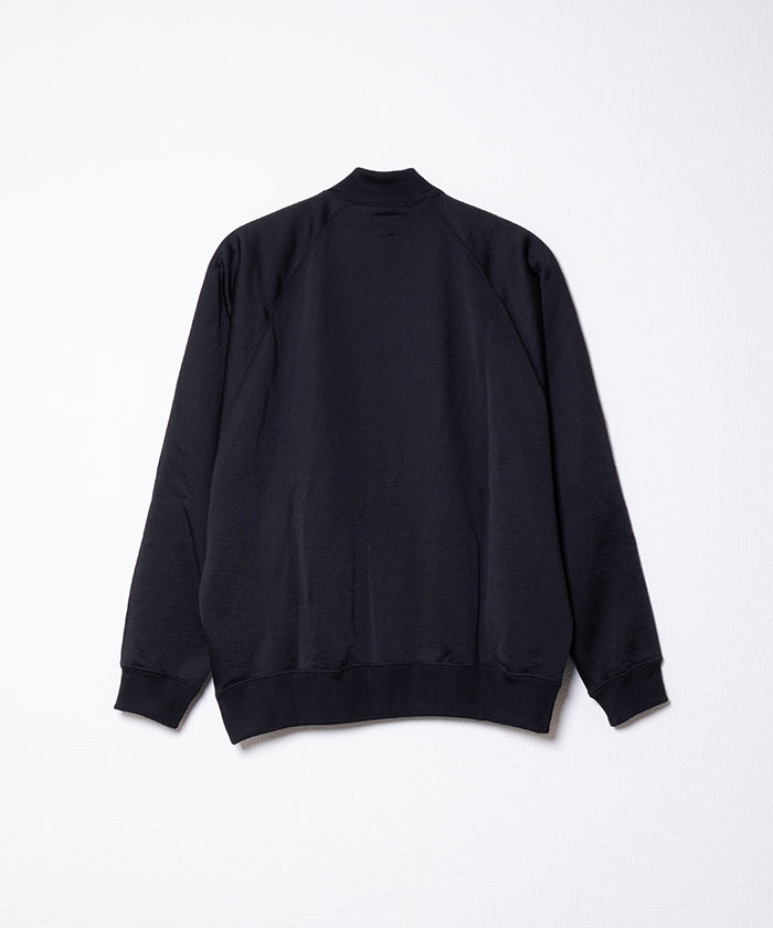 DOLMAN SLEEVE TRACK JACKET BRIGHT JERGEY - BLACK