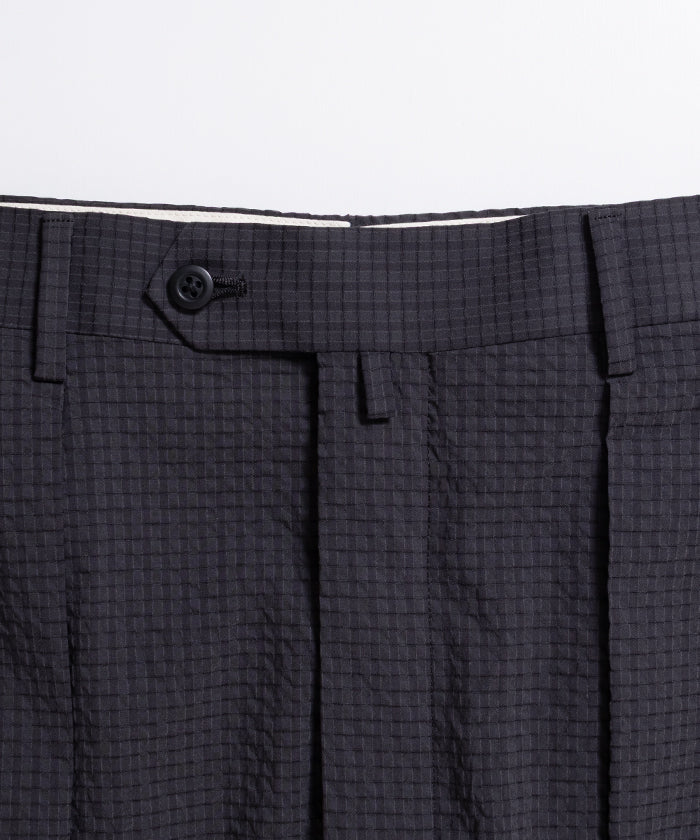 [NEAT] DOT'S SEERSUCKER WIDE - CHARCOAL / DOT'S SEERSUCKER WIDE - CHARCOAL 2026ss 2026 Spring/Summer - Alzac Kamakura Official Dealer Kanagawa Kamakura Online Shop Mail Order