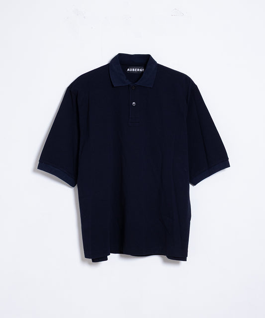 【AUBERGE】EMILE - NAVY / オーベルジュ ポロシャツ スビンコットン 2025SS 2025春夏 正規取扱店 神奈川 鎌倉 オンラインショップ 通販