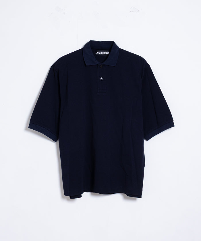 【AUBERGE】EMILE - NAVY / オーベルジュ ポロシャツ スビンコットン 2025SS 2025春夏 正規取扱店 神奈川 鎌倉 オンラインショップ 通販
