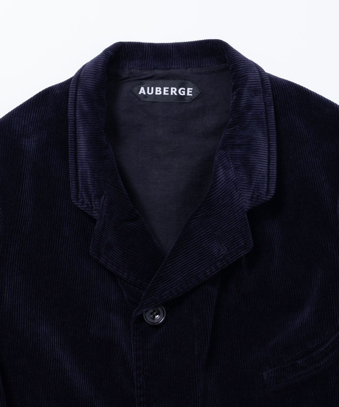 【AUBERGE】EUGENE - NAVY / オーベルジュ ユージーン コーデュロイジャケット ネイビー 2024AW 新作 正規取扱店 通販 オンラインショップ