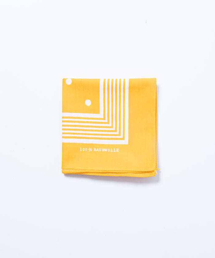 VINTAGE EURO BANDANA - YELLOW / ユーロ ヨーロッパ バンダナ ドット イエロー 黄色 通販 オンラインショップ