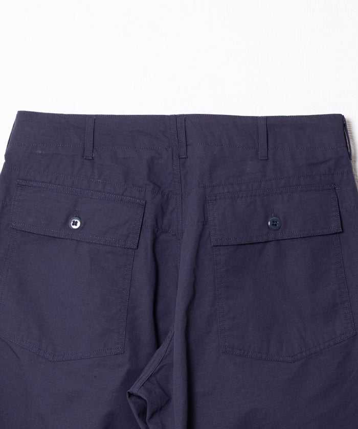 【ENGINEERED GARMENTS】FATIGUE PANT COTTON RIPSTOP - DK.NAVY / エンジニアドガーメンツ ファティーグパンツ コットン リップストップ 2026ss 2026春夏 正規取扱店 神奈川 鎌倉 オンラインショップ 通販