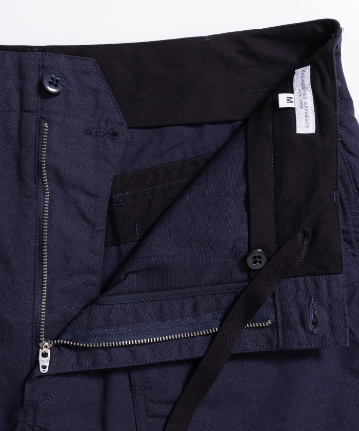 【ENGINEERED GARMENTS】FATIGUE SHORT COTTON RIPSTOP - DK.NAVY / エンジニアドガーメンツ ファティーグショーツ コットン リップストップ 2026ss 2026春夏 正規取扱店 神奈川 鎌倉オンラインショップ 通販