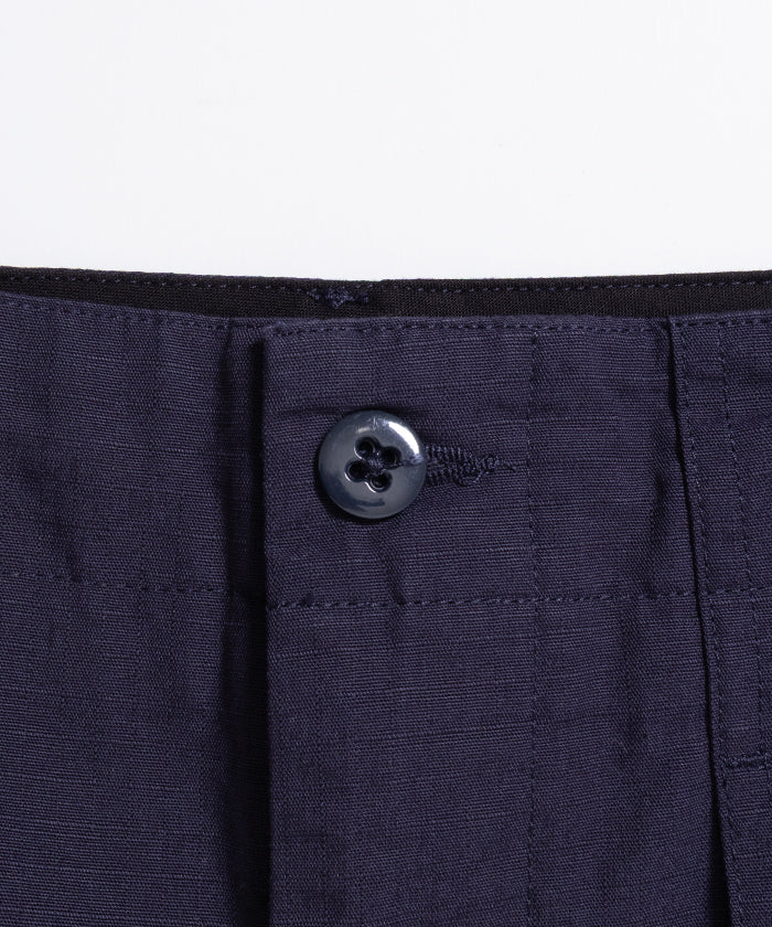 【ENGINEERED GARMENTS】FATIGUE SHORT COTTON RIPSTOP - DK.NAVY / エンジニアドガーメンツ ファティーグショーツ コットン リップストップ 2026ss 2026春夏 正規取扱店 神奈川 鎌倉オンラインショップ 通販