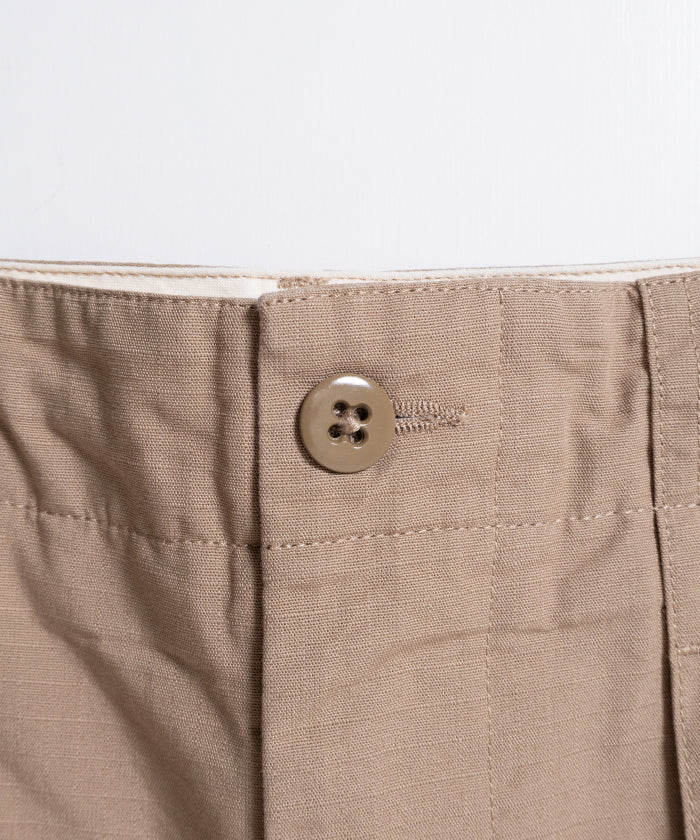 ENGINEERED GARMENTS】FATIGUE SHORT COTTON RIPSTOP - KHAKI