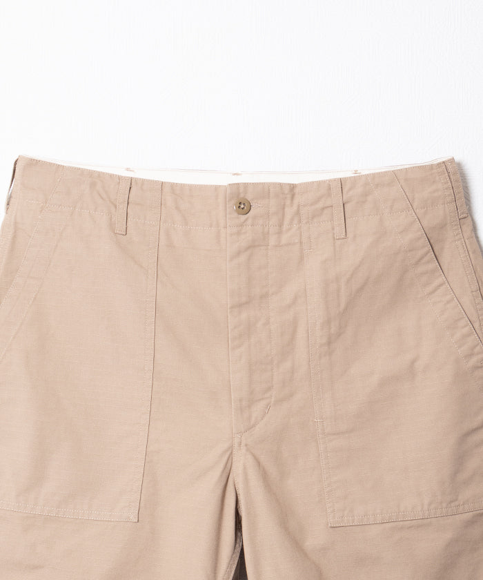 ENGINEERED GARMENTS】FATIGUE SHORT COTTON RIPSTOP - KHAKI