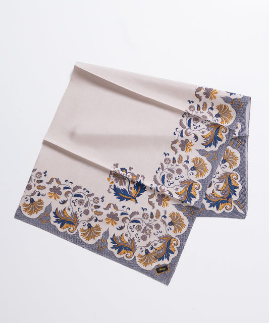 【AUBERGE】FICHU - CREAM / オーベルジュ フィシュ シルクスカーフ 2026SS 2026春夏 正規取扱店 神奈川 鎌倉 オンラインショップ 通販