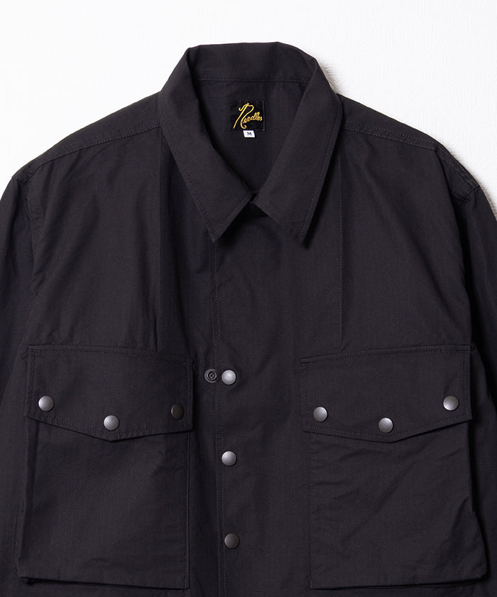 【Needles】FIELD JACKET COTTON RIPSTOP - BLACK / ニードルズ フィールドジャケット コットン リップストップ ブラック 2026SS 2026春夏 正規取扱店 販売店 神奈川 鎌倉 オンラインショップ 通販 