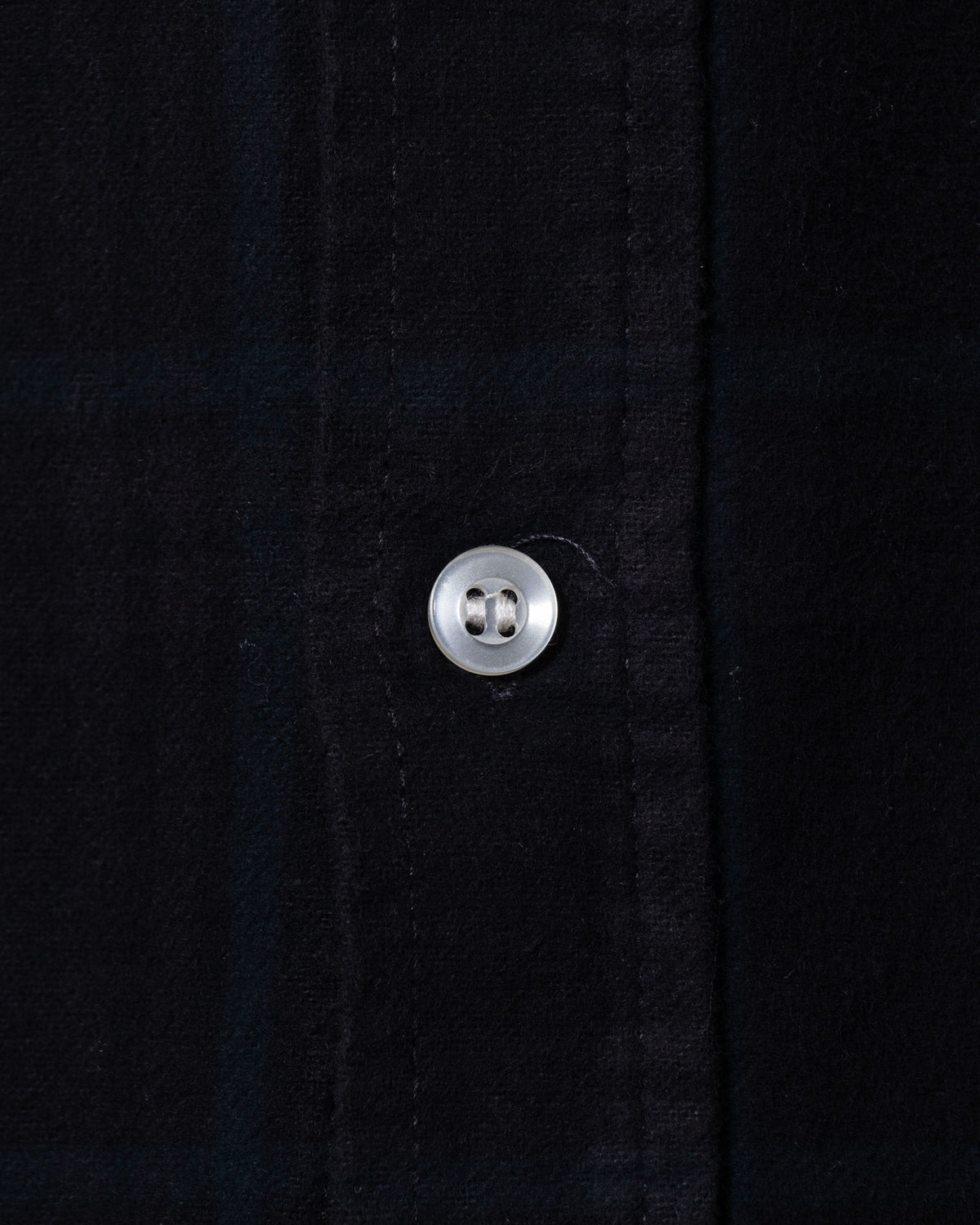 FLANNEL SHIRT -> 7 CUTS WIDE SHIRT OVER DYE - BLACK - 1
