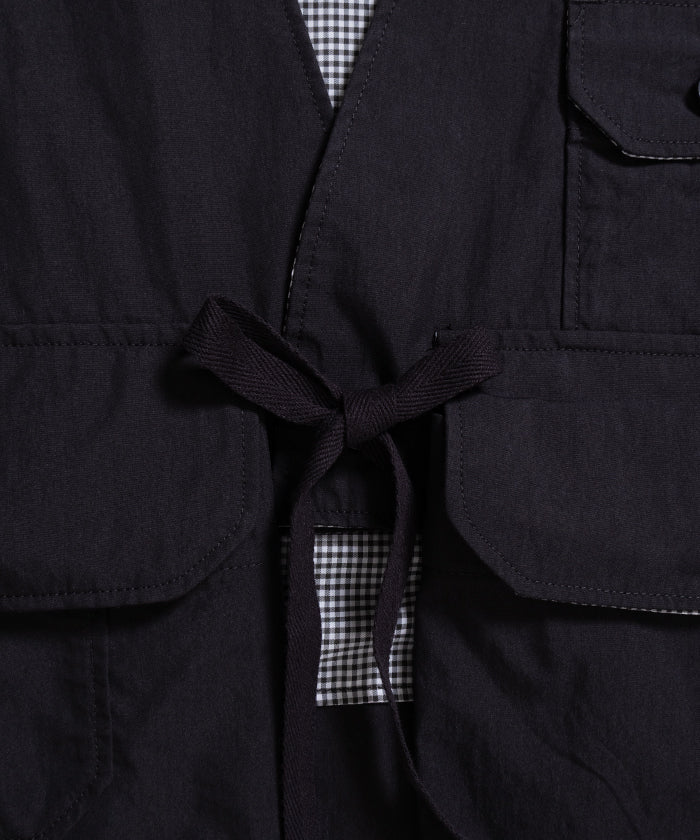 【ENGINEERED GARMENTS】FOWL VEST LT.WEIGHT NYCO POPLIN / エンジニアドガーメンツ フォールベスト ライトウエイト ナイロンコットン ポプリン 2026ss 2026春夏 正規取扱店 神奈川 鎌倉 オンラインショップ 通販