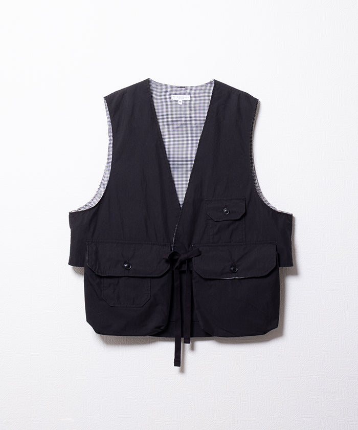 【ENGINEERED GARMENTS】FOWL VEST LT.WEIGHT NYCO POPLIN / エンジニアドガーメンツ フォールベスト ライトウエイト ナイロンコットン ポプリン 2026ss 2026春夏 正規取扱店 神奈川 鎌倉 オンラインショップ 通販