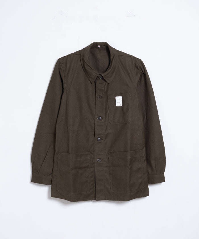 1960-70's FRENCH WORK JACKET DEADSTOCK / フレンチワークジャケット オリーブ デッドストック 新古品 古着 通販 オンラインショップ 神奈川 鎌倉