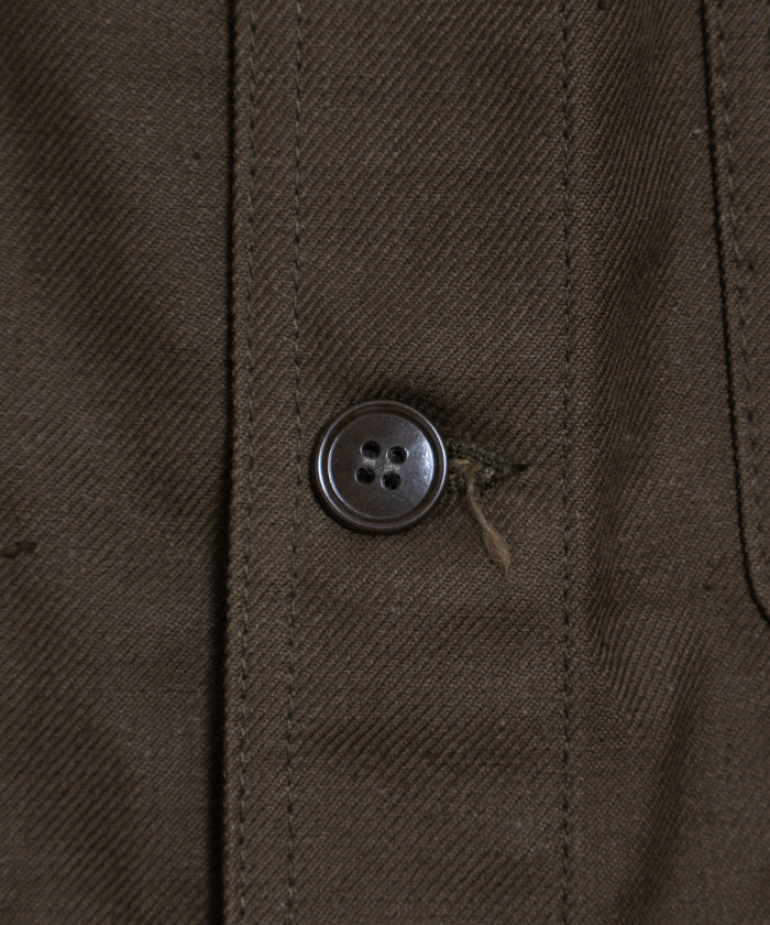1960-70's FRENCH WORK JACKET DEADSTOCK / フレンチワークジャケット オリーブ デッドストック 新古品 古着 通販 オンラインショップ 神奈川 鎌倉