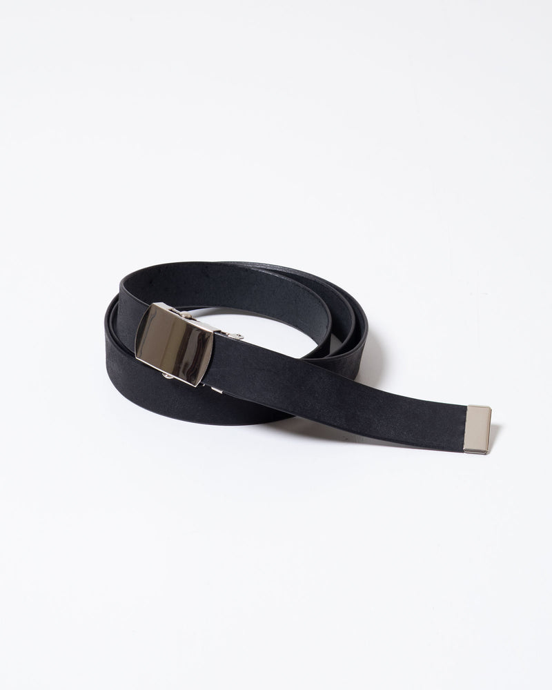 【HAAL】GI BELT - BLACK / ハール ジーアイ ベルト プエブロレザー ブラック 2026fw 2026秋冬 正規取扱店 神奈川 鎌倉 ARZACH KAMAKURA オンラインショップ 通販