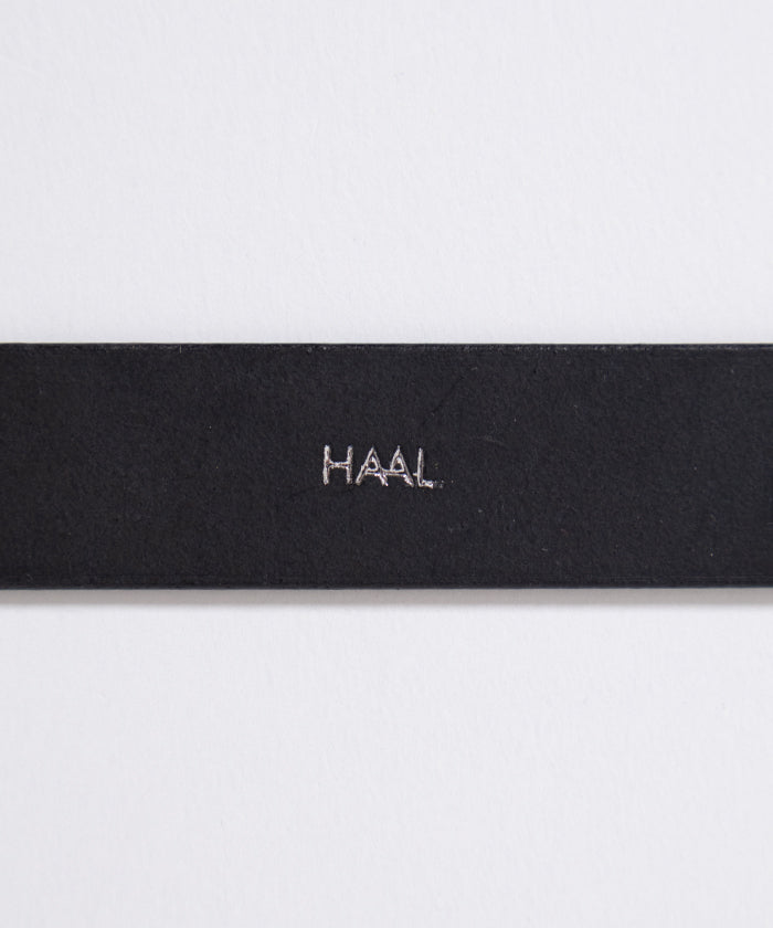 【HAAL】GI BELT - BLACK / ハール GIベルト プエブロ レザーベルト ブラック 2026SS 2026春夏 正規取扱店 神奈川 鎌倉 オンラインショップ 通販