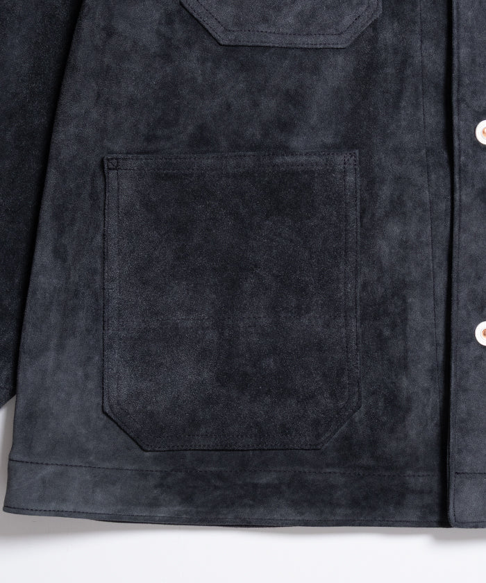 【HERILL】GOATSUEDE RAILROAD CHORE JACKET / ヘリル ゴートスエード レイルロード チョアジャケット レザージャケット 2026SS 2026春夏 正規取扱店 神奈川 鎌倉 オンラインショップ 通販