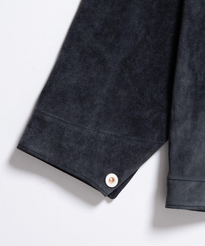 【HERILL】GOATSUEDE RAILROAD CHORE JACKET / ヘリル ゴートスエード レイルロード チョアジャケット レザージャケット 2026SS 2026春夏 正規取扱店 神奈川 鎌倉 オンラインショップ 通販