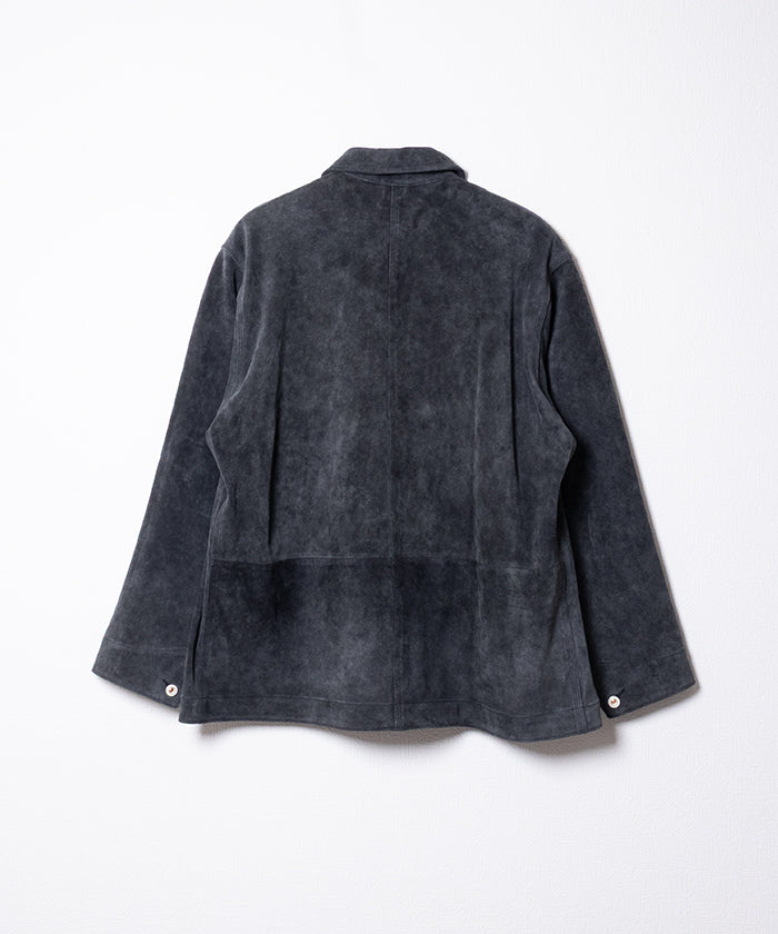 HERILL] GOATSUEDE RAILROAD CHORE JACKET – ARZACH KAMAKURA