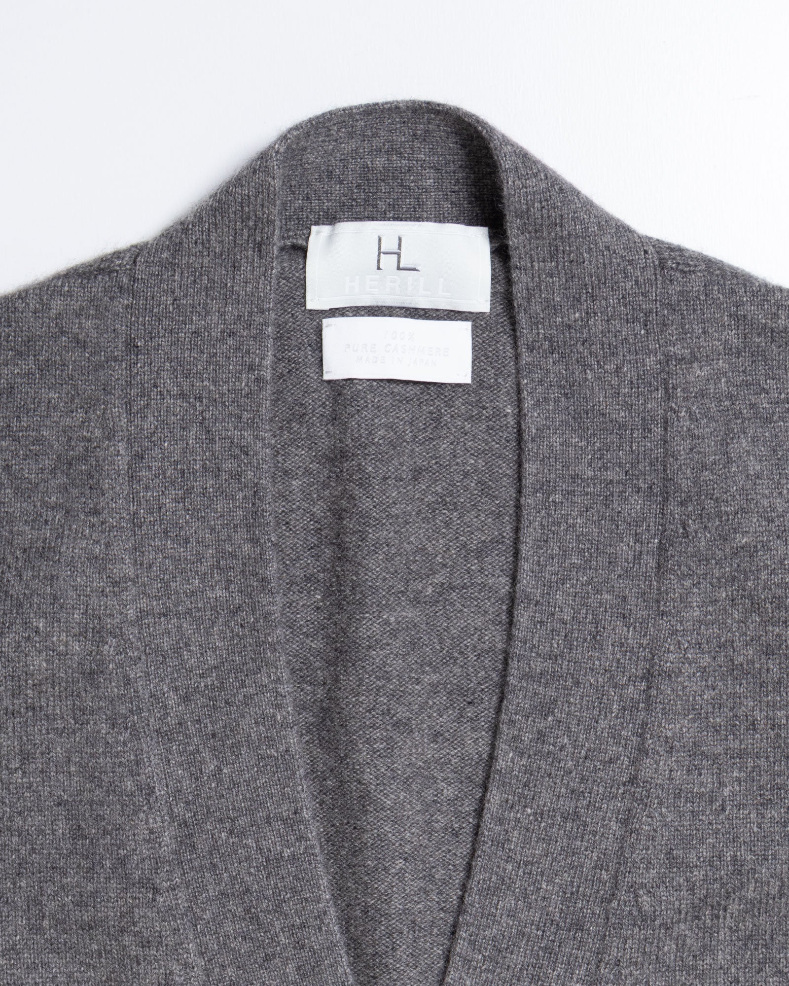 HERILL】GOLDENCASH CARDIGAN - GRAY | ヘリル ゴールデンキャッシュ