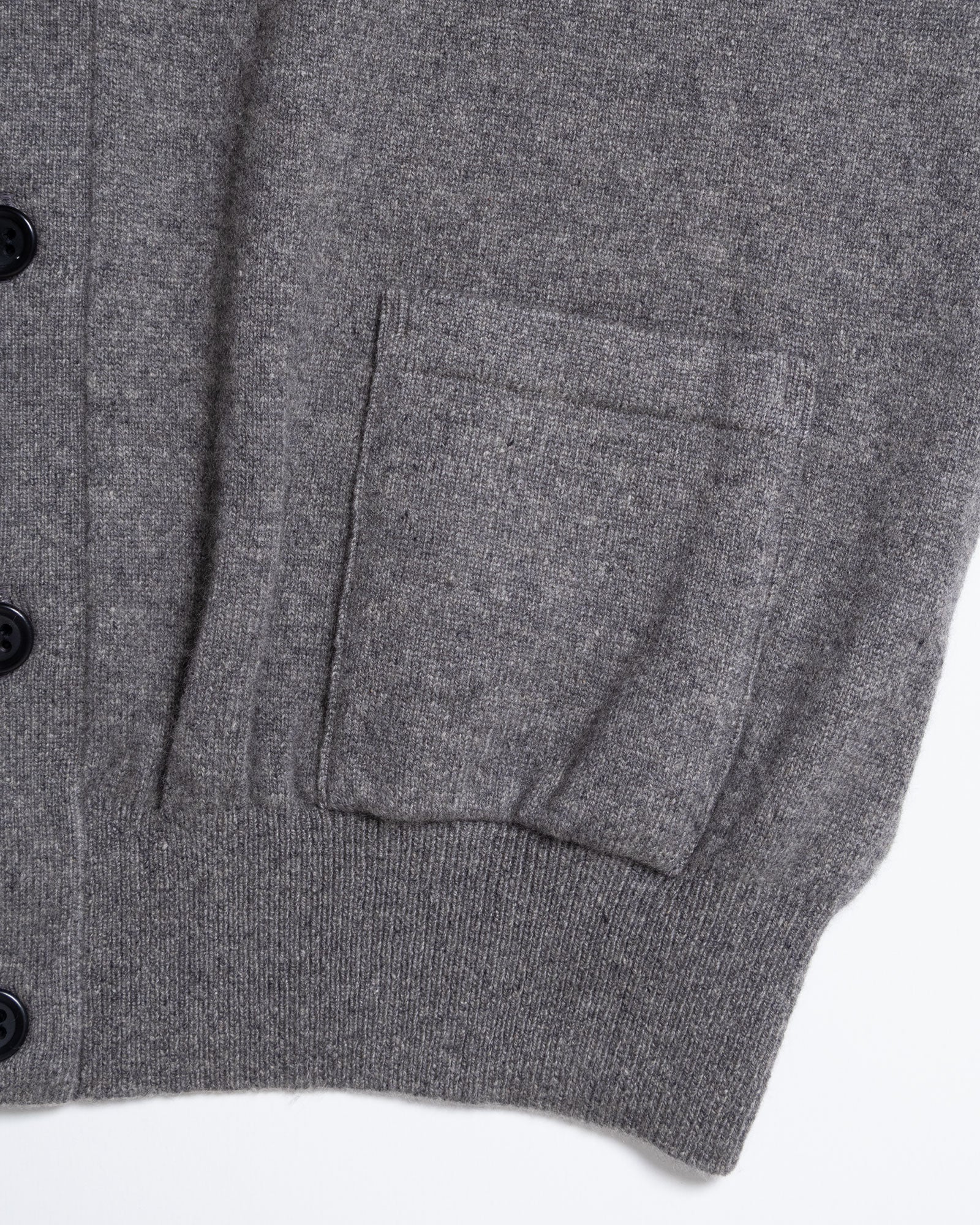 HERILL】GOLDENCASH CARDIGAN - GRAY | ヘリル ゴールデンキャッシュ