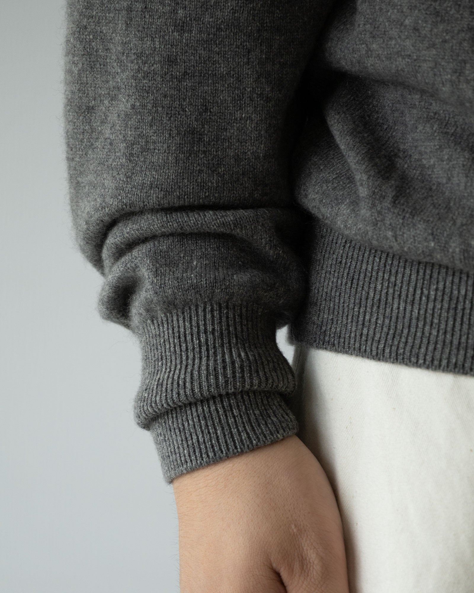 HERILL】GOLDENCASH PULLOVER - GRAY | ヘリル ゴールデンキャッシュ