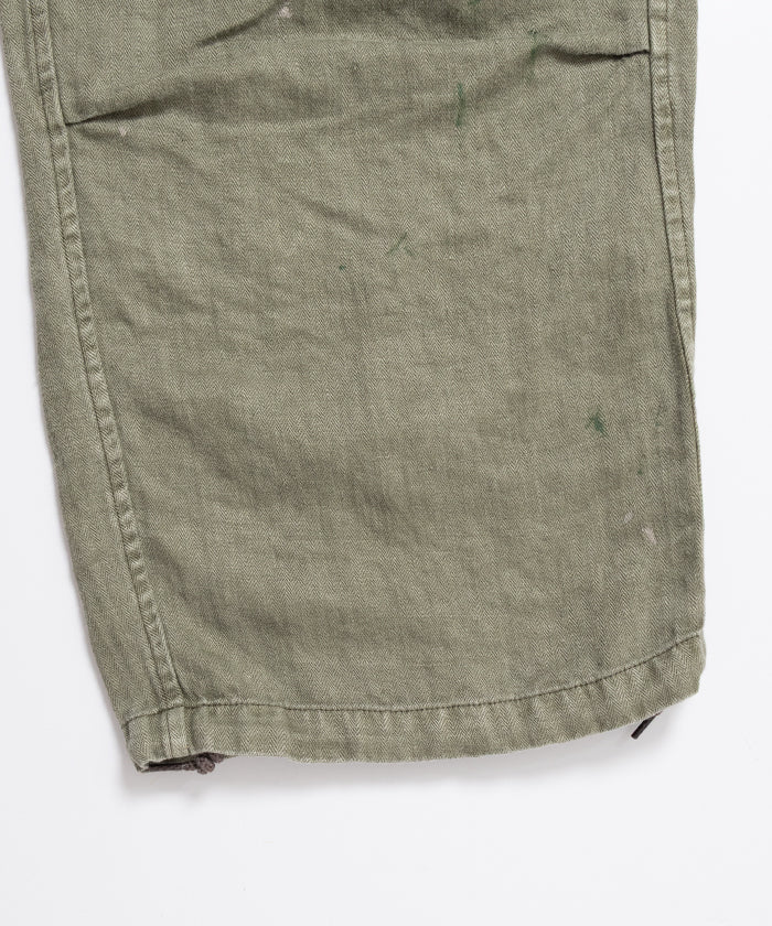 【HERILL】HBT LINEN CARGOPANTS - OLIVE DRAB / ヘリル ヘリンボーンツイル リネン カーゴパンツ 2026ss 2026春夏 正規取扱店 ‐ ARZACH KAMAKURA 神奈川 鎌倉 オンラインショップ 通販