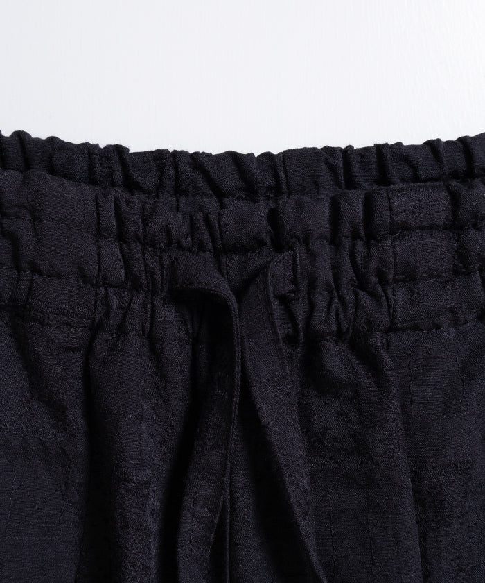 Needles】H.D. SHORT NATIVE JACQUARD - BLACK / ニードルズ ヒザデル