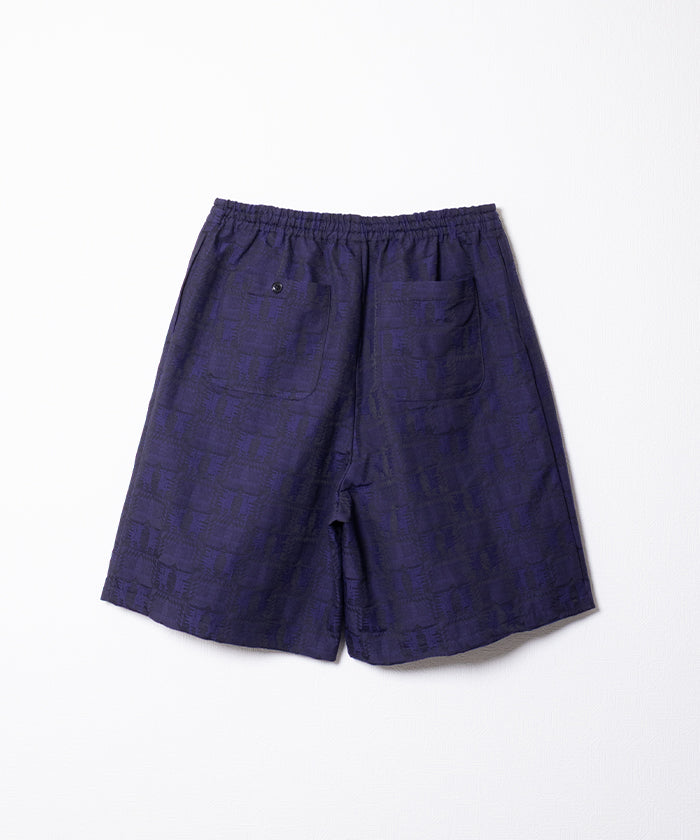 H.D. SHORT NATIVE JACQUARD - PURPLE - A'r139 Kamakura