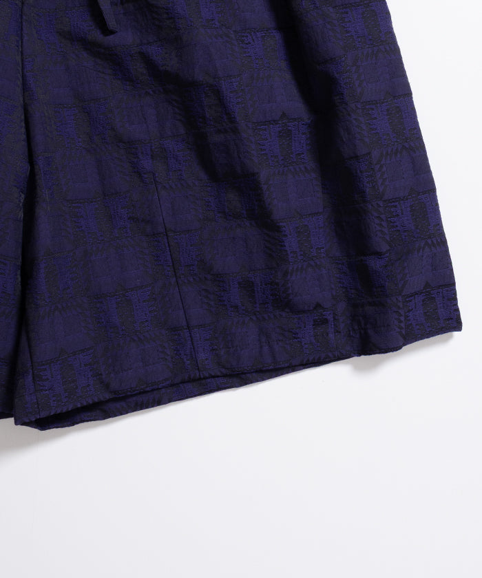 H.D. SHORT NATIVE JACQUARD - PURPLE - A'r139 Kamakura
