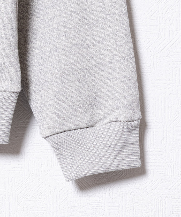 【INTÉRIM】HENRY LOOP WHEEL SWEAT SHIRT / インテリム ヘンリーネック スウェット 吊り編み 2025AW 2025秋冬 正規取扱店 神奈川 鎌倉 オンラインショップ 通販