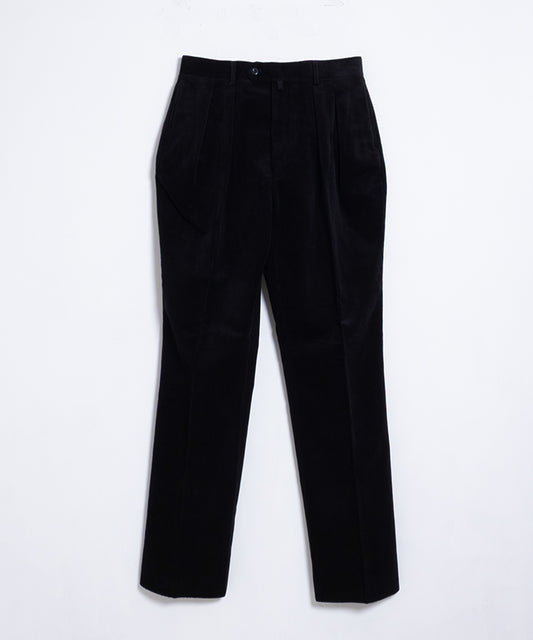【NEAT】HIGHDENSITY CORDRUOY WIDE ‐ BLACK  / ニート  ハイデンシティ コーデュロイ ワイド ブラック 2025AW 2025秋冬 正規取扱店 神奈川 鎌倉 オンラインショップ 通販 太畝コーデュロイパンツ