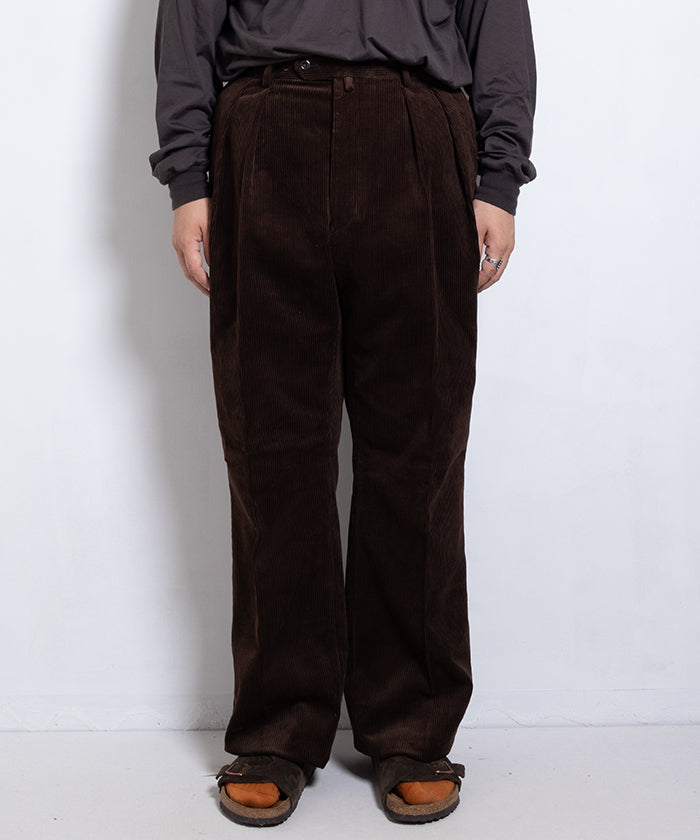 HIGHDENSITY CORDRUOY WIDE - BROWN