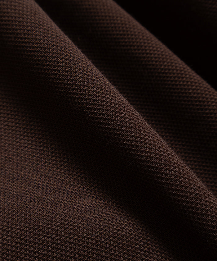 【INTÉRIM】HIGH GAUGE SEA ISLAND PIQUE HYPER BIG LONG POLO SHIRT - MOLE / インテリム ハイゲージ シーアイランド ピケ ハイパービッグ ロングスリーブ ポロ シャツ 2026ss 2026春夏 正規取扱店 神奈川 鎌倉 ARZACH KAMAKURA オンラインショップ 通販