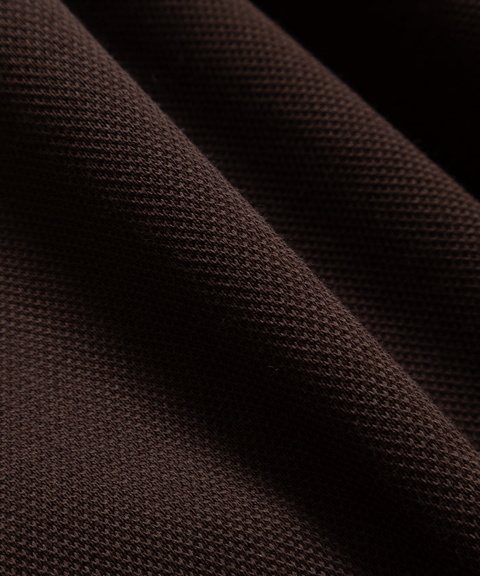 【INTÉRIM】HIGH GAUGE SEA ISLAND PIQUE HYPER BIG LONG POLO SHIRT - MOLE / インテリム ハイゲージ シーアイランド ピケ ハイパービッグ ロングスリーブ ポロ シャツ 2026ss 2026春夏 正規取扱店 神奈川 鎌倉 ARZACH KAMAKURA オンラインショップ 通販