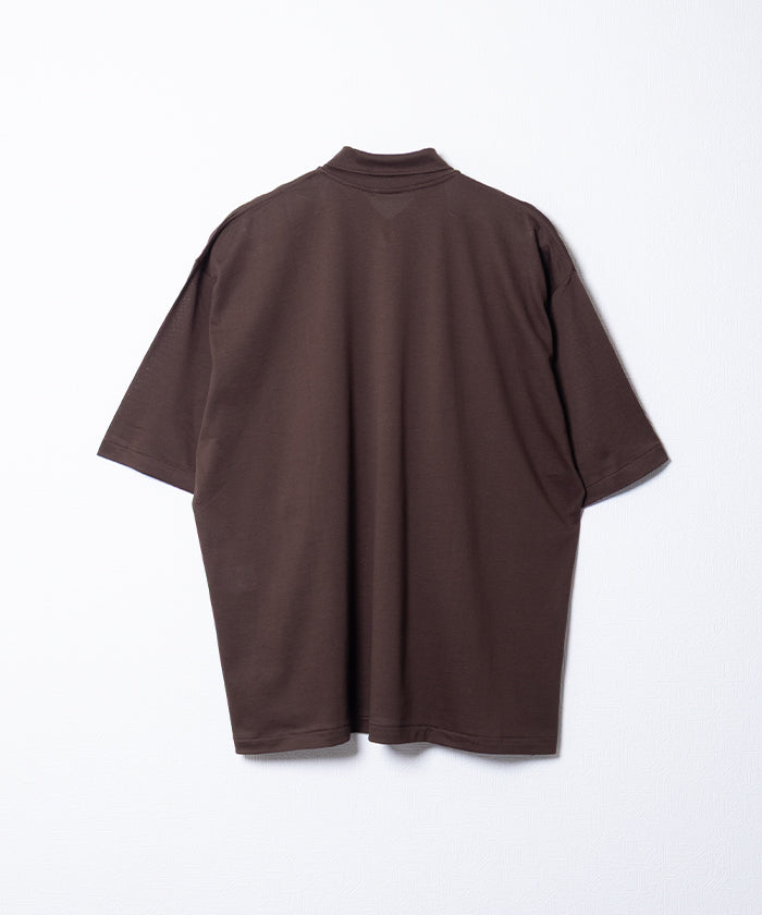 【INTÉRIM】HIGH GAUGE SEA ISLAND PIQUE HYPER BIG POLO SHIRT - MOLE / インテリム ハイゲージ シーアイランド ピケ ハイパービッグ ポロ シャツ 2026ss 2026春夏 正規取扱店 神奈川 鎌倉 ARZACH KAMAKURA オンラインショップ 通販