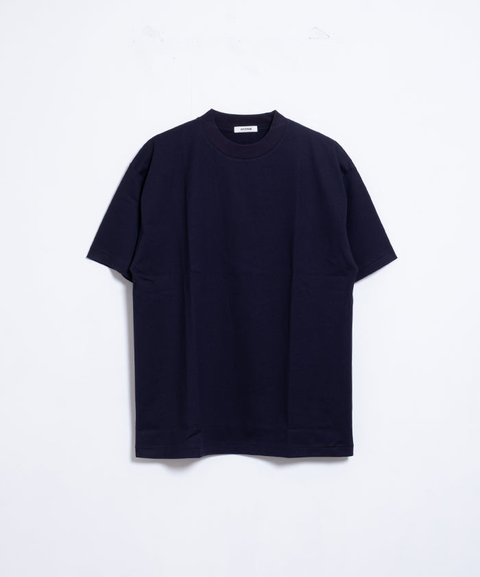 【INTÉRIM】HIGH GAUGE SUVIN JERSEY S/S TEE - ROYAL D.PURPLE　/ インテリム ハイゲージ スビンコットンジャージー 半袖 Tシャツ ロイヤルダークパープル ネイビー 2025SS 2025春夏 正規取扱店 神奈川 鎌倉オンラインショップ 通販