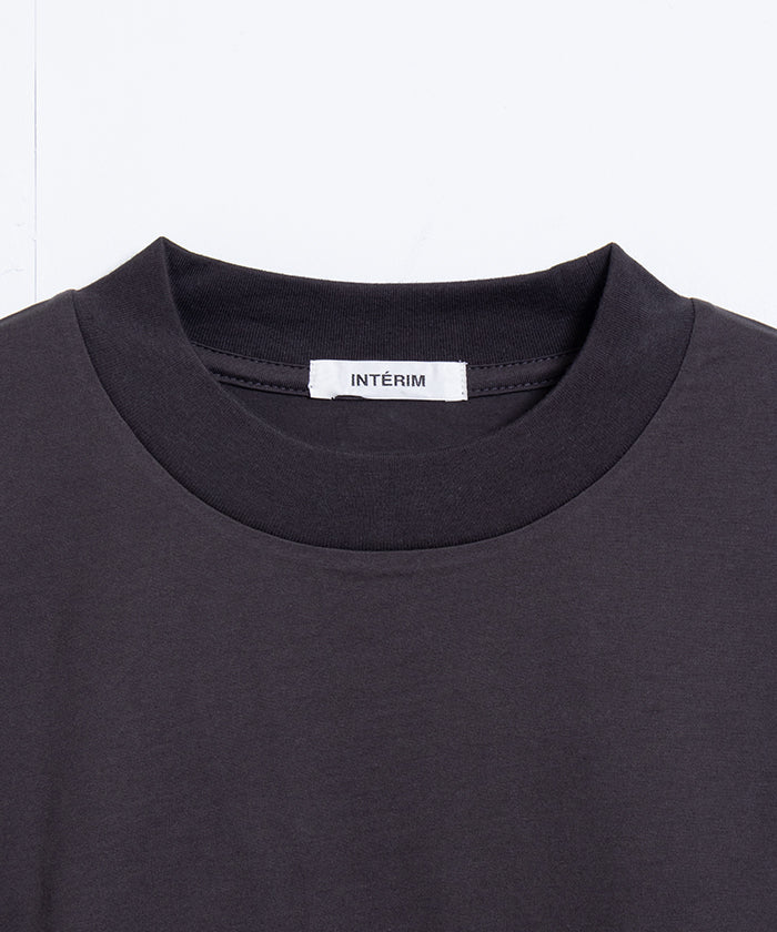 【INTÉRIM】HIGH GAUGE SUVIN JERSEY S/S TEE - SMOKE BLACK / インテリム ハイゲージ スビンコットン ジャージー 半袖 Tシャツ スモーク ブラック 2025SS 2025春夏 黒T 正規取扱店 神奈川鎌倉 オンラインショップ 通販
