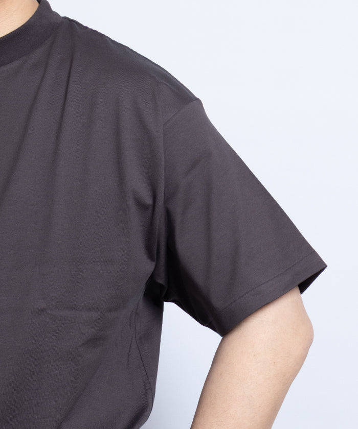 【INTÉRIM】HIGH GAUGE SUVIN JERSEY S/S TEE - SMOKE BLACK / インテリム ハイゲージ スビンコットン ジャージー 半袖 Tシャツ スモーク ブラック 2025SS 2025春夏 黒T 正規取扱店 神奈川鎌倉 オンラインショップ 通販