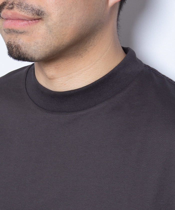 【INTÉRIM】HIGH GAUGE SUVIN JERSEY S/S TEE - SMOKE BLACK / インテリム ハイゲージ スビンコットン ジャージー 半袖 Tシャツ スモーク ブラック 2025SS 2025春夏 黒T 正規取扱店 神奈川鎌倉 オンラインショップ 通販