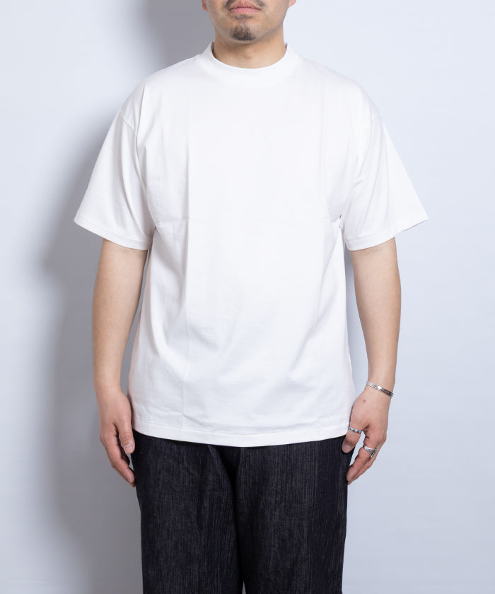 【INTÉRIM】HIGH GAUGE SUVIN JERSEY S/S TEE - PURE WHITE / インテリム ハイゲージ スビンコットン ジャージー 半袖 Tシャツ ピュア ホワイト 2025SS 2025春夏 新作 正規取扱店 神奈川 鎌倉 オンラインショップ 通販