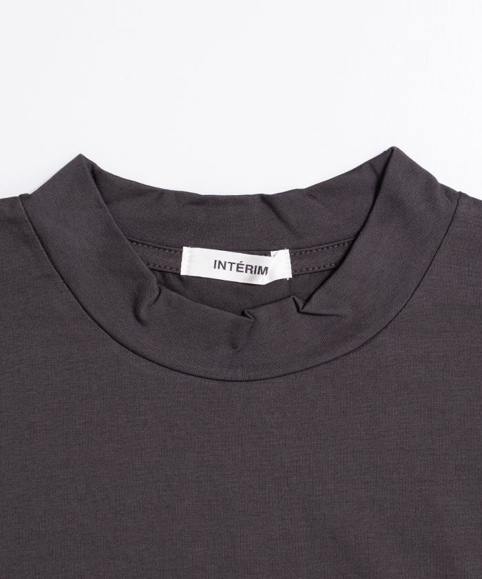 【INTÉRIM】HIGH GAUGE SUVIN JERSEY S/S TEE - SMOKE BLACK / インテリム ハイゲージ スビン ジャージー 半袖 Tシャツ スモークブラック 2026ss 2026春夏 正規取扱店 神奈川 鎌倉 ARZACH KAMAKURA オンラインショップ 通販
