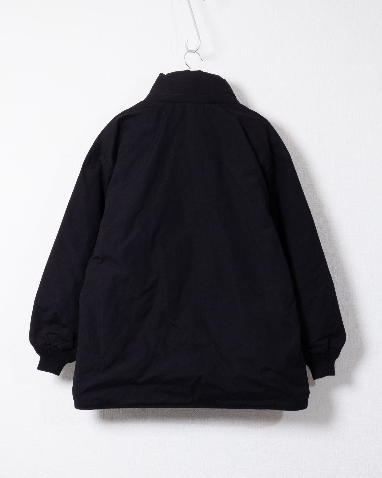 NEEDLES HOODED DOWN SUR COAT BLACK バック全体