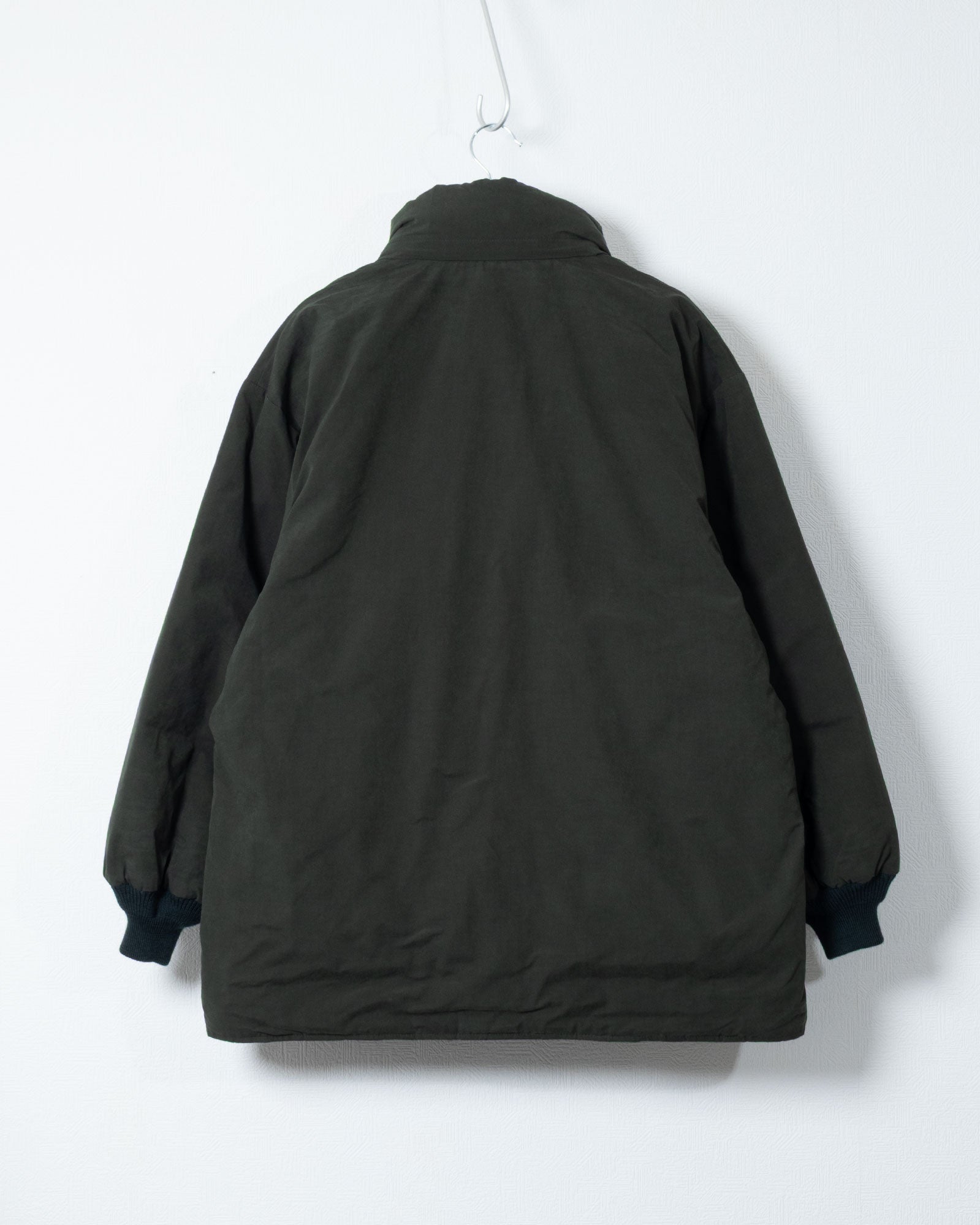 NEEDLES HOODED DOWN SUR COAT GREEN バック全体