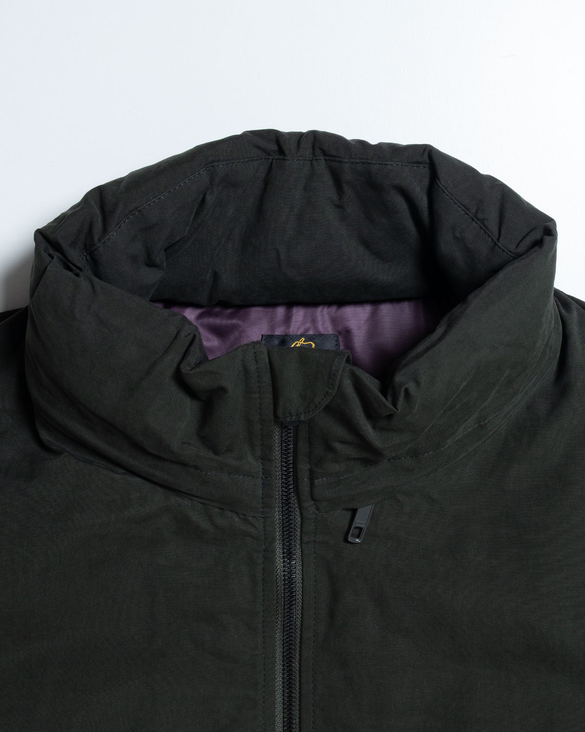 HOODED DOWN SUR COAT WAXED HIGH DENSITY - GREEN