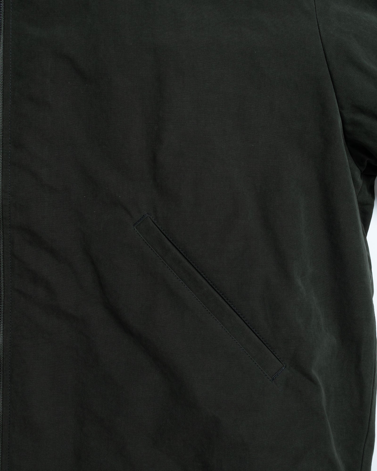 NEEDLES HOODED DOWN SUR COAT GREEN 内側 フード収納 ディテール