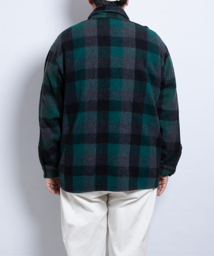 1950's HUMPHREY WOOL CHECK SHIRT / ハンフリー ウール チェック シャツ ヴィンテージ ビンテージ 古着 バッファローチェック ヘビーウール カナダ製 通販 オンラインショップ 神奈川 鎌倉