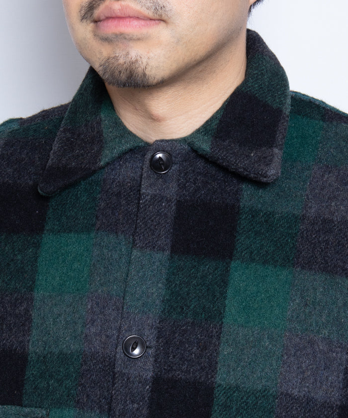 1950's HUMPHREY WOOL CHECK SHIRT / ハンフリー ウール チェック シャツ ヴィンテージ ビンテージ 古着 バッファローチェック ヘビーウール カナダ製 通販 オンラインショップ 神奈川 鎌倉